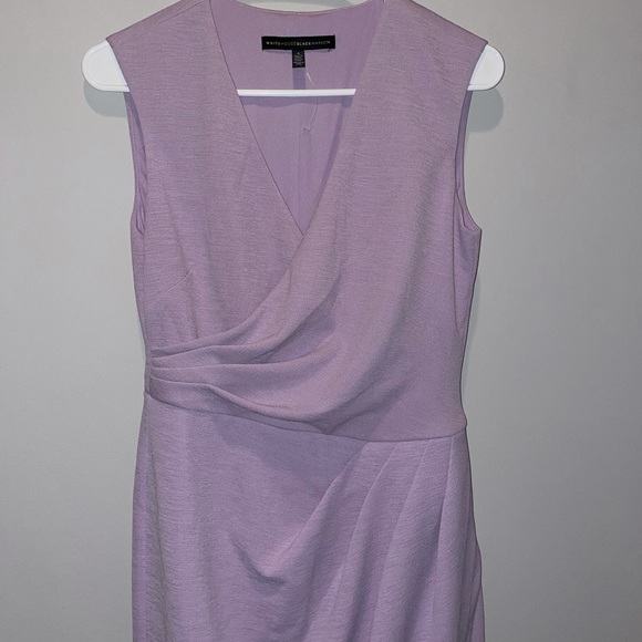 NWOT White House Black Market Purple Wrap Dress 4 - Picture 10 of 11